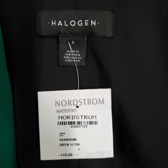 HALOGEN Green Ultra Double Breasted Blazer S - Picture 7 of 12